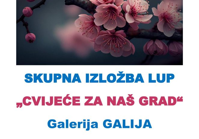 U ponedjeljak, 15. travnja Likovna udruga Poreč poziva na otvorenje izložbe “Cvijeće za naš grad”