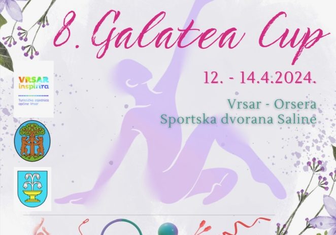 Od petka do nedjelje u Vrsaru će se održati 8. Galatea cup, međunarodni turnir u ritmičkoj gimnastici