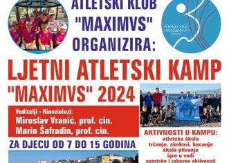 Ljetni atletski kamp porečkog atletskog kluba Maximvs