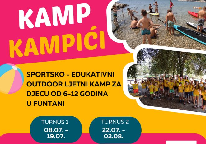 Kreću prijave za dječji ljetni kamp u Funtani – Kampići