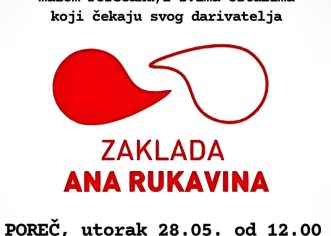 Zaklada Ana Rukavina traži davatelje matičnih stanica za oboljelog dječaka iz Poreštine