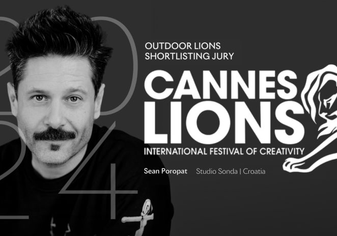 Sean Poropat, kreativni direktor i suosnivač Studija Sonda, pozvan je u žiri ovogodišnjeg Cannes Lions festivala, najprestižnijeg međunarodnog festivala kreativnosti