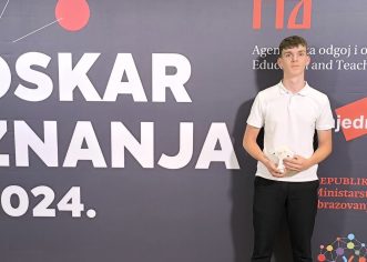 Armin Mešić, učenik OŠ Finida Poreč osvojio prestižnu nagradu Oskar znanja za pobjedu na Državnom natjecanju iz talijanskog jezika