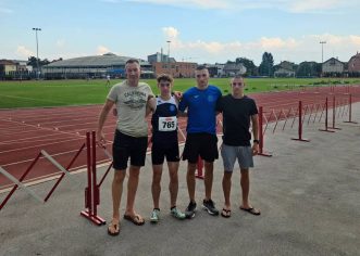 Luca Vinkerlić, Marko i Neven Baranašić (AK Maximvs) nastupili na Juniorskom prvenstvu Hrvatske u atletici