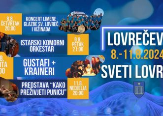 Lovrečeva od 8. do 11. kolovoza – program