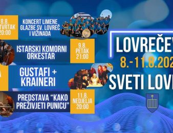 Lovrečeva od 8. do 11. kolovoza – program