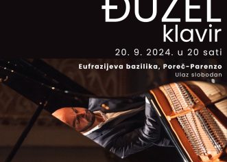 Koncert klavirista Marijana Đuzela  u petak, 20. 9. 2024. u Eufrazijevoj bazilici