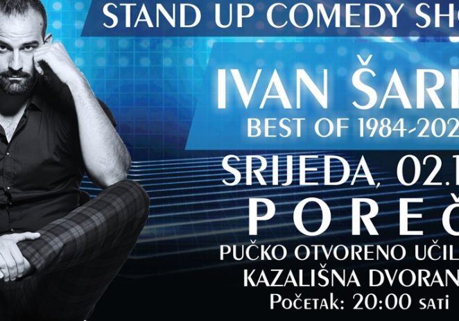 U srijedu, 2. listopada u porečkom kazalištu IVAN ŠARIĆ: BEST OF 1984–2023