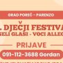 Otvorene su prijave na Dječji festival Veseli glasi – Voci allegre 2024