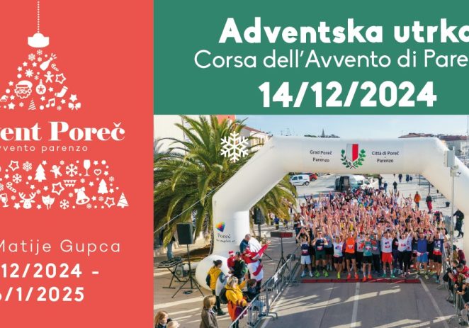 ADVENT POREČ: Otvorene prijave za humanitarnu Adventsku utrku