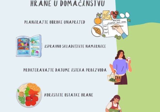 Jednostavni koraci kako možete i vi doprinijeti smanjenju otpada i bacanja hrane