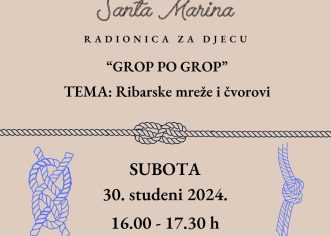 U subotu u Taru RADIONICA ZA DJECU „Grop po grop“ – prijave do petka, 29. studenog!