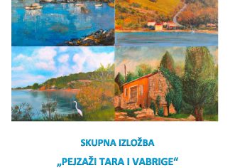 Skupna izložba članova Likovne udruge Poreč pod nazivom “Pejzaži Tara i Vabrige” od srijede, 27. studenog u galeriji Galija