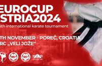 Ove subote u dvorani Veli Jože Eurocup Istria 2024. international karate tournament