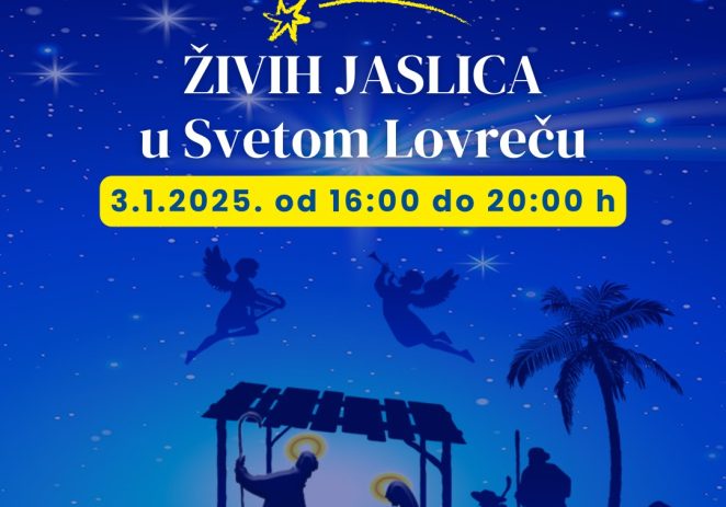 Večeras u Sv. Lovreču drugo uprizorenje Živih jaslica