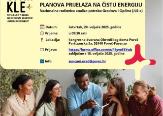 Radionica „Razvoj programa izgradnje kapaciteta za implementaciju Planova prijelaza na čistu energiju“ namijenjena predstavnicima Gradova i Općina