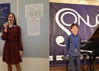 Učenici klavira Umjetničke škole Poreč Rita Gulić i Mihael Duka osvojili prve  nagrade na Međunarodnom natjecanju mladih glazbenika Sonus