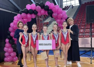 Kadetiknje kluba ritmičke i estetske gimnastike GALATEA SREBRNE na Adria challenge-u u Puli