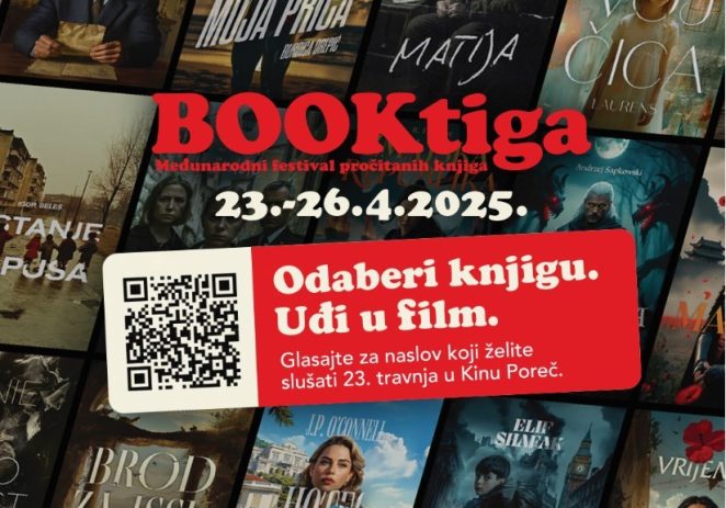 Dodjela Nagrade BOOKtiga / Čitanje u Kinu / Bogat program 18. festivala pročitanih knjiga u Poreču…