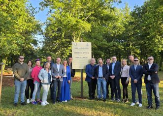 Na Materadi simbolično otvoren Park prijateljstva Poreča i Noisiela (Francuska)