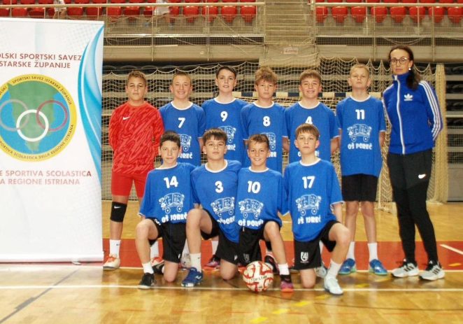 Učenici Osnovne škole Poreč osvojili 1. mjesto na Županijskom natjecanju u futsalu !