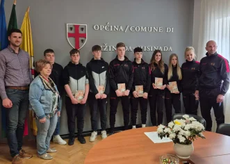Općina Vižinada organizirala svečani prijem za uspješne mlade sportaše