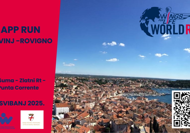 Pridružite se globalnoj humanitarnoj utrci Wings for Life World Run u Rovinju!
