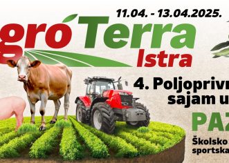 Od 11. do 13. travnja Međunarodni poljoprivredni sajam u Pazinu – AgroTerra Istra 2025