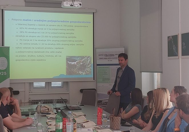 Institut za poljoprivredu i turizam je 28. travnja organizirao edukativnu aktivnost „Učenje temeljeno na radu“ u sklopu projekta Održive inovacije u turizmu kroz hibridni projektni menadžment (akronim: HyPro4ST).