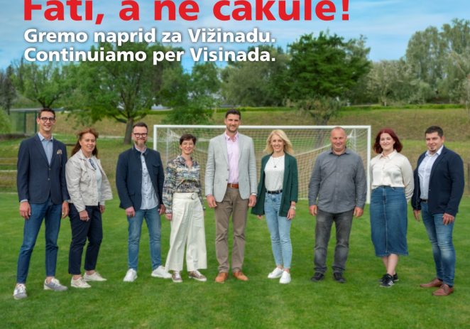 Načelnik Vižinade Marko Ferenac predao prikupljene potpise za novi mandat i predstavio Listu za Općinsko vijeće #izbori2025