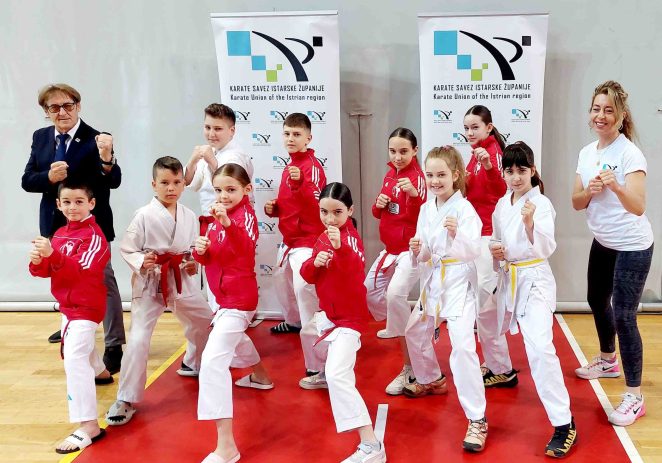 U Poreču održano natjecanje Županijske lige u karate borbama