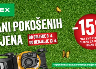 15% popusta na sve redovne cijene u PEVEX-u