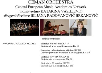 Koncert „ Mladi Mozart“ CEMAN orkestra prigodom 50. obljetnice djelovanja Umjetničke škole Poreč