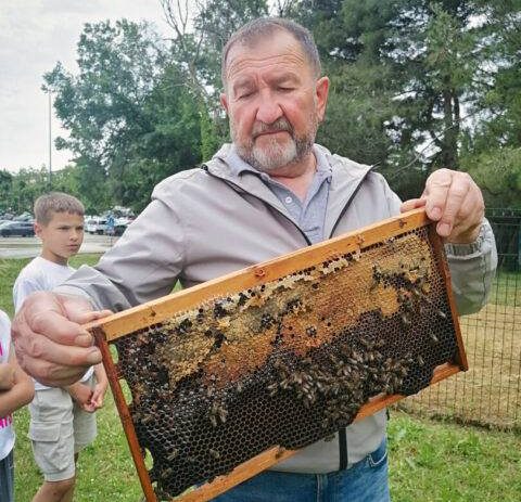 Srednjoškolci posjetili gradski pčelinjak udruge Nektar