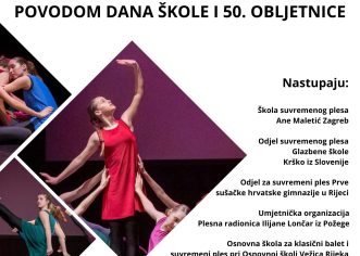 Plesni program povodom Dana Umjetničke škole Poreč uz goste iz Hrvatske i Slovenije