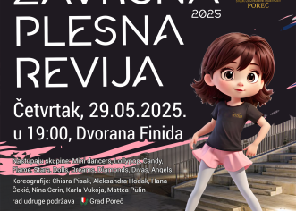 Završna plesna revija Studija za izvedbene umjetnosti “MOT 08” – slavlje talenta, plesa i zajedništva u četvrtak, 29. svibnja