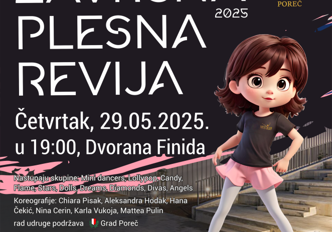 Završna plesna revija Studija za izvedbene umjetnosti “MOT 08” – slavlje talenta, plesa i zajedništva u četvrtak, 29. svibnja
