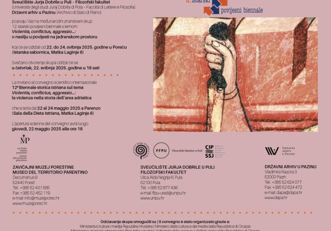 Dvanaesti Istarski povijesni biennale u Poreču od 22. DO 24. svibnja