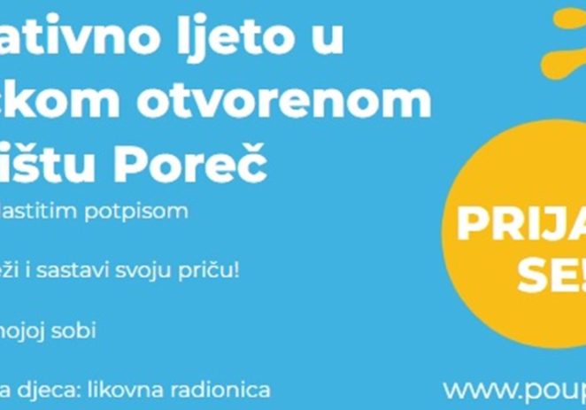 Kreativno ljeto u Pučkom otvorenom učilištu Poreč