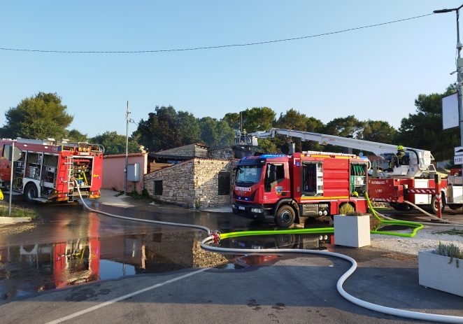 Požar ugostiteljskog objekta u Santa Marini (Vabriga)