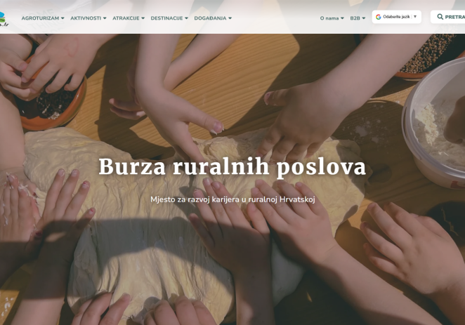 Počinju online predstavljanja o razvoju karijera i suradnji u ruralnom turizmu
