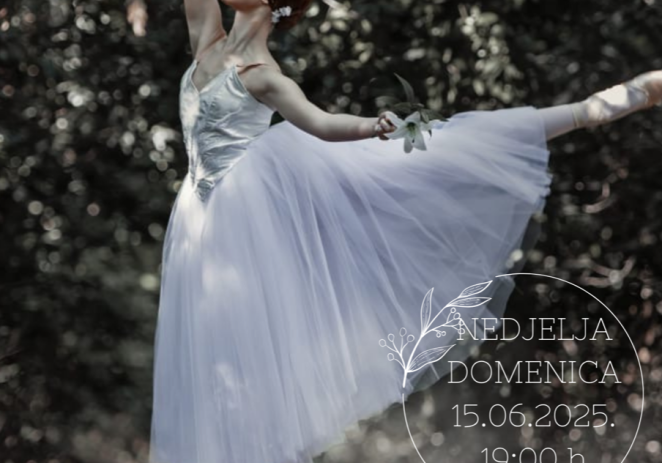 U nedjelju večer baletne čarolije u Vižinadi: “GISELLE” pod zvijezdama