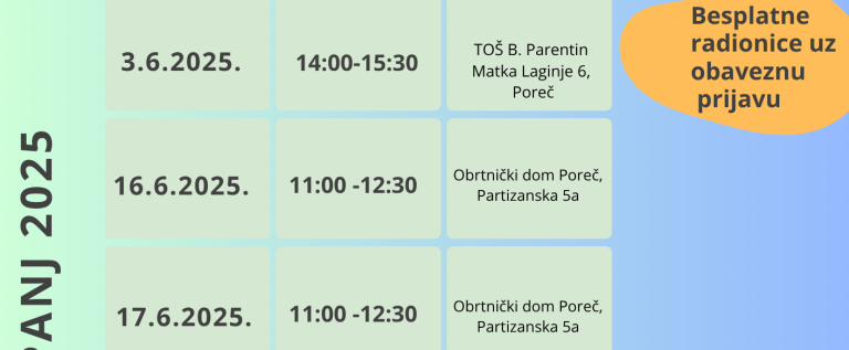 Mjesečni kalendar događanja 2-2 - lipanj 2025 - NeuroStem Talent Centar