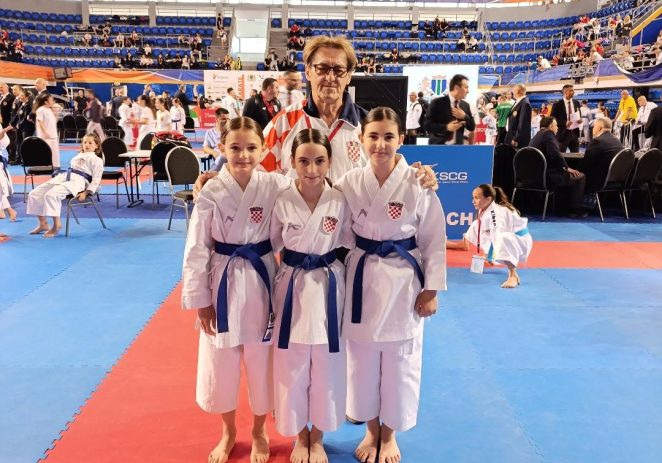 Članice Karate kluba Finida na Prvenstvu Balkana u Baru, u katama ekipno osvojile 7. mjesto