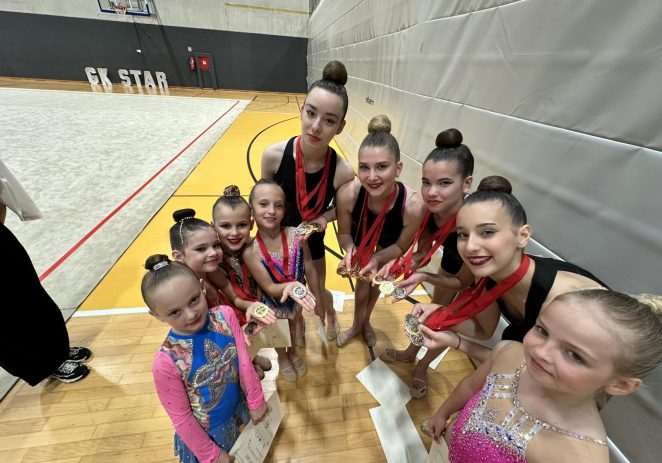 Porečke ritmičarke uspješne na županijskom prvenstvu ritmičke gimnastike u Rovinju