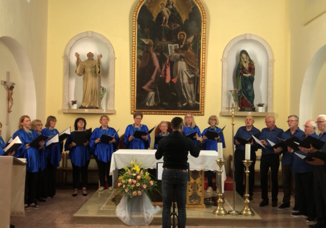 U utorak, 10.6.2025. počinje “Kulturno ljeto” u Funtani koncertom  Župnog zbora Sveti Bernardo