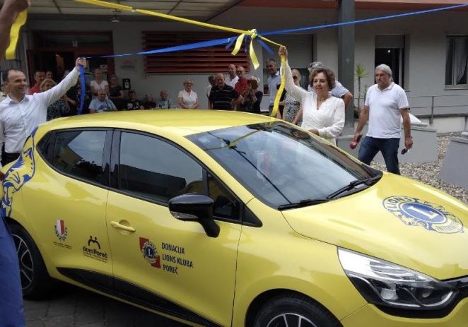 Lions Club Poreč donirao vozilo porečkom Domu za starije