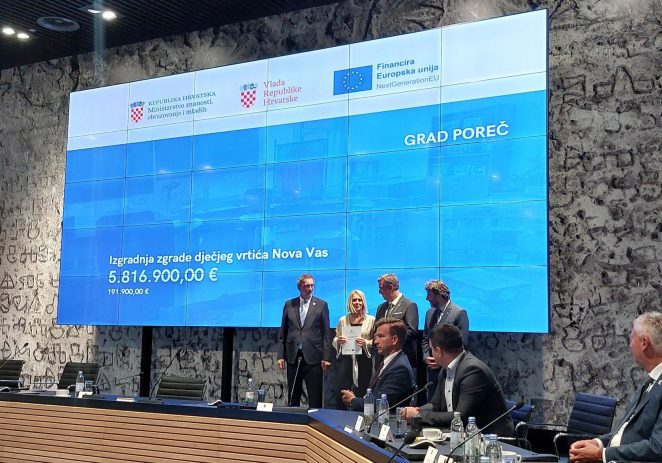 Gradu Poreču dodijeljeno 190.000€ subvencije bespovratnih EU sredstava za uređenje vrtića u Novoj Vasi