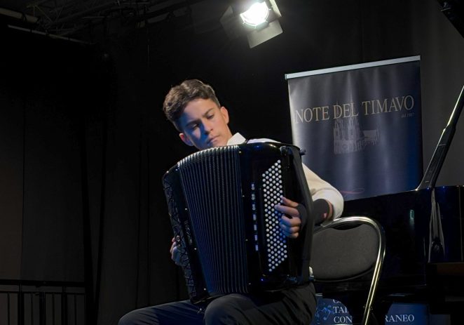 David Pršurić,  porečki harmonikaš osvojio prvu nagradu i prvo mjesto na međunarodnom natjecanju „Concorso Talento Contemporaneo“ u Trstu, Italija