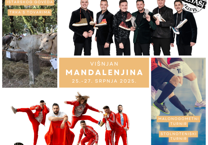 Ovog vikenda tradicionalna MANDALENJINA u Višnjanu